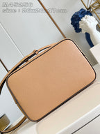 LV Neo Noe Bucket Bag 26cm Brown White Monogram Empteinte Calfskin