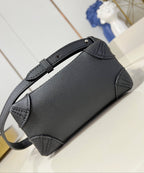 STEAMER 20 IN BLACK CALFSKIN SILVER HARDWARE