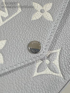 LV Pochette Felicie Brume Gray Monogram Cowhide 205525