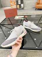 LP 360 LP FLEXY WALK SNEAKER WHITE AND GRAY WOOL