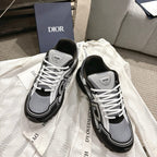 CD B30 Sneakers White Black Gray Technology Fabric 438323
