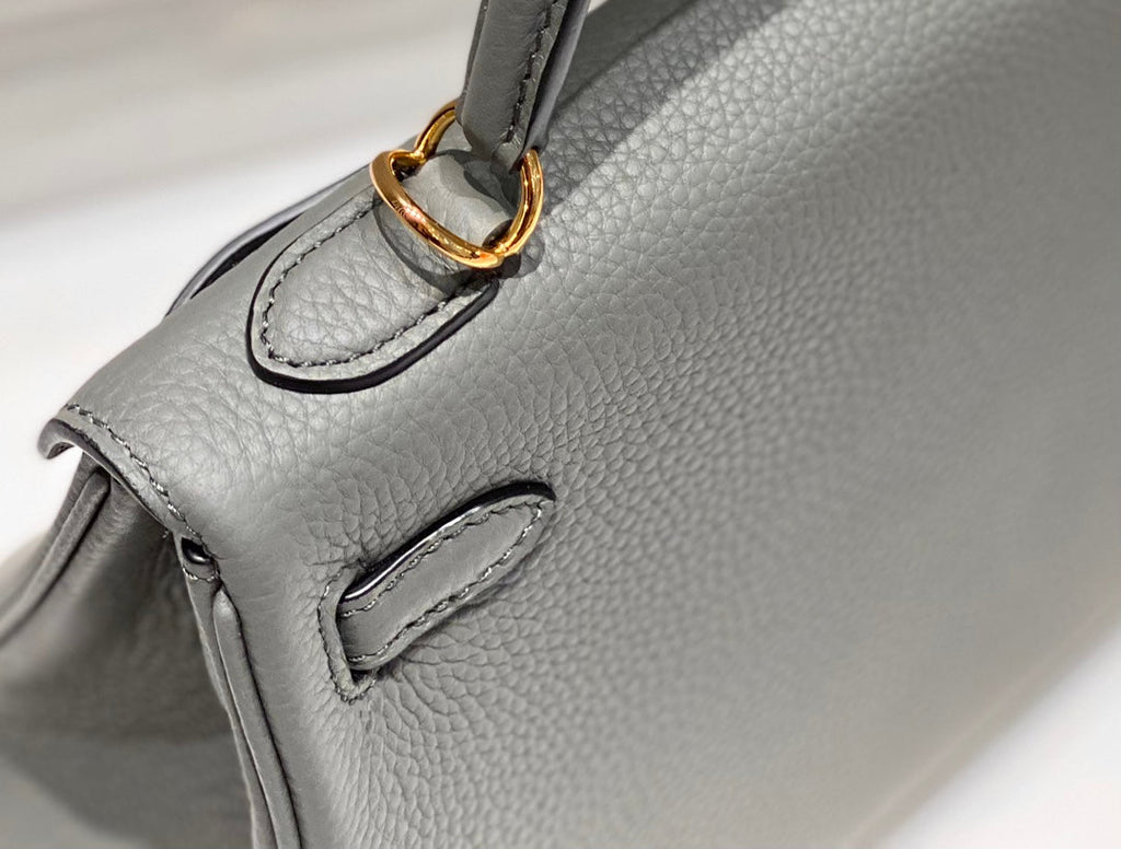 hm kelly 32cm grey togo leather gold hardware