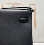 HM Kelly Elan 27cm Black Leather Shw