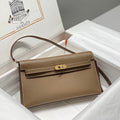HM Kelly Elan 27cm Brown Leather Ghw