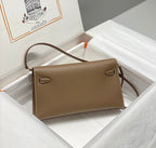 HM Kelly Elan 27cm Brown Leather Ghw