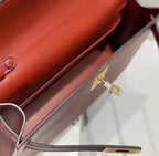 HM Kelly Elan 27cm Red Leather Ghw