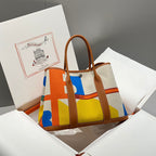 HM Garden Party 36 Multicolor Canvas and Negonda Calfskin 243386