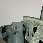 HM Birkin 20cm Vert Amande Togo Leather Gold Hardware