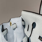 HM Birkin 20cm Blue Pale Togo Leather Gold Hardware