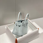 HM Birkin 20cm Blue Pale Togo Leather Gold Hardware