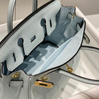 HM Birkin 20cm Blue Pale Togo Leather Gold Hardware