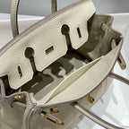 HM Birkin 20cm Craie Togo Leather Gold Hardware