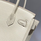 HM Birkin 20cm Craie Togo Leather Gold Hardware