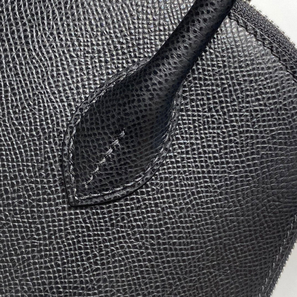 HM Bolide 25 Black Epsom Leather Silver Hardware 237384