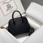 HM Bolide 25 Black Epsom Leather Silver Hardware 237384