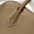 HM Bolide 25 Brown Pastel Epsom Leather Gold Hardware 237387