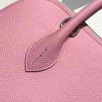 HM Bolide 25 Baby Pink Epsom Leather Silver Hardware 237423