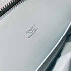 HM Bolide 25 Light Blue Epsom Leather Silver Hardware 237433