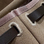 HM Mini Herbag Gold Buckle 20 Coffee Canvas and Hunter Cowhide 243300