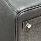 Hermes Birkin Slate Grey Silver Buckle Calfskin 255632