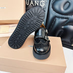 Church's X Miu Loafers Classic Black Calfskin