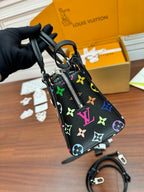 LV OnTheGo East West 25cm Black Multicolore Monogram Canvas 331365