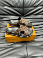 LV OASIS MULE IN CHOCOLATE BROWN DAMIER CALFSKIN