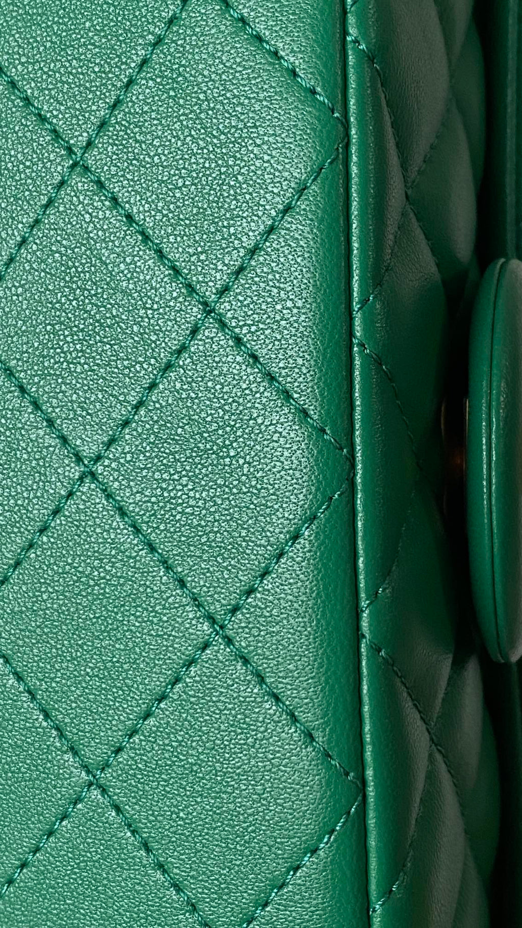 CC 25 classic flap bag 20 mini gold ball mint green calfskin