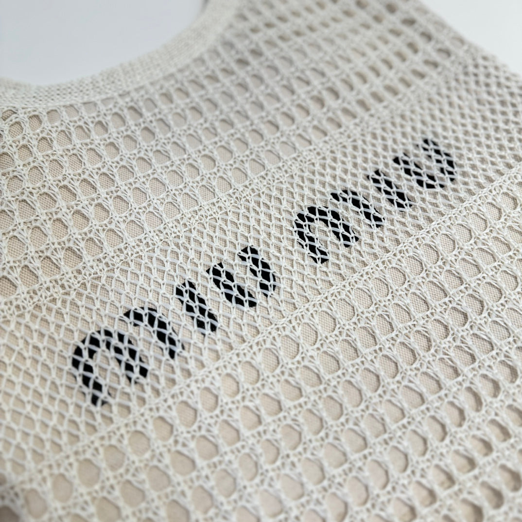 Miu Miu Shoulder Bag 34cm White Raffia Canvas