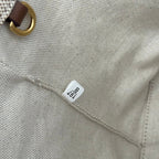 MiuMiu bucket bag 22.5cm white brown denim