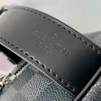 LOCKER DOPP KIT 23 IN GREY BLACK DAMIER GRAPHITE CANVAS