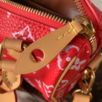 speedy p9 bandouliere 18cm red calfskin