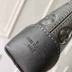 Lv Pochette Sevres 25.5 Black Leather Monogram Empreinte