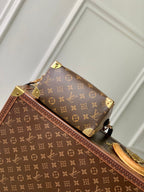 Lv Speedy Trunk 20 Black Brown Monogram