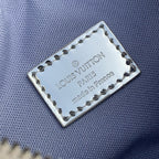 LOOP 23 IN SILVER MONOGRAM EMBOSSED CALFSKIN