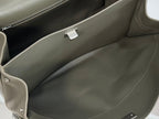 RODEO MEDIUM BAG 35 IN KHAKI GREEN SMOOTH CALFSKIN SILVER HARDWARE
