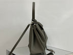 RODEO MEDIUM BAG 35 IN KHAKI GREEN SMOOTH CALFSKIN SILVER HARDWARE