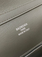 RODEO LARGE BAG 40 IN KHAKI GREEN SMOOTH CALFSKIN SILVER HARDWARE