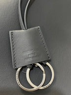 RODEO LARGE BAG 40 IN GREY SMOOTH CALFSKIN SILVER HARDWARE