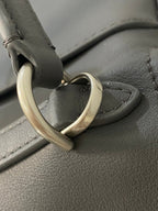 RODEO MINI BAG 22 IN GREY SMOOTH CALFSKIN SILVER HARDWARE