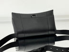 DOWNTOWN S CROSSBODY BAG 30 IN BLACK SOFT LAMBSKIN