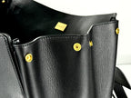 BEL AIR CARRY ALL BAG 29 IN BLACK NAPPA LAMBSKIN GOLD HARDWARE