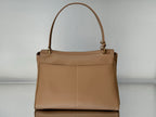 RODEO MEDIUM BAG 35 IN CAMEL BEIGE SMOOTH CALFSKIN GOLD HARDWARE