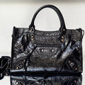 Balenciaga Le City Bag Black Lambskin