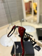 SL OPYUM SANDALS 105 JAM POLISHED CALFSKIN