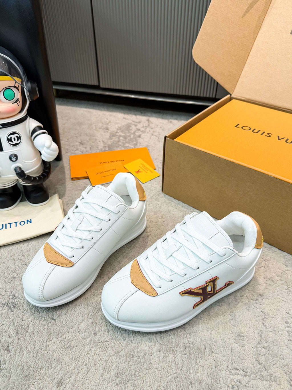 LV ButterSoft Sneaker White Beige Leather 625417