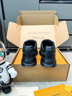 LV Classic Sneaker Black Monogram Mesh Leather 625423