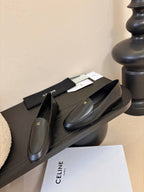 Celine Aura Loafer Black Goatskin 606417