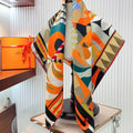 Parade en Fanfare Scarf 90 CM In Colorful Silk Twill 193839