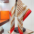 Coaching Deja-Vu Shawl 90 CM In Colorful Silk Twill 233125